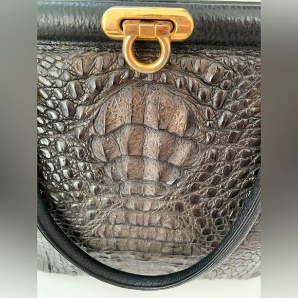 HOST PICK👜Vintage Genuine Crocodile Leather Handbag - Picture 3 of 9